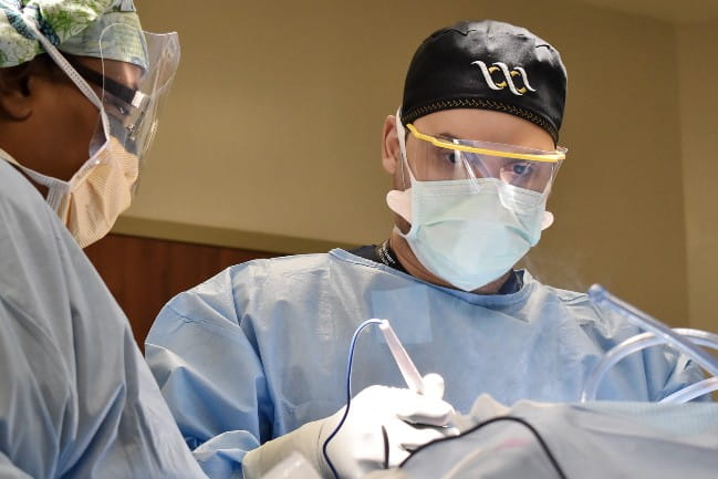 Hatem Abdallah, M.D. in surgery