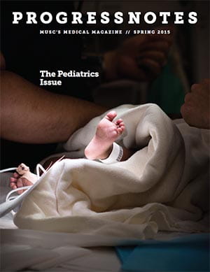 Cover thumbnail of the spring 2015 issue of Progressnotes