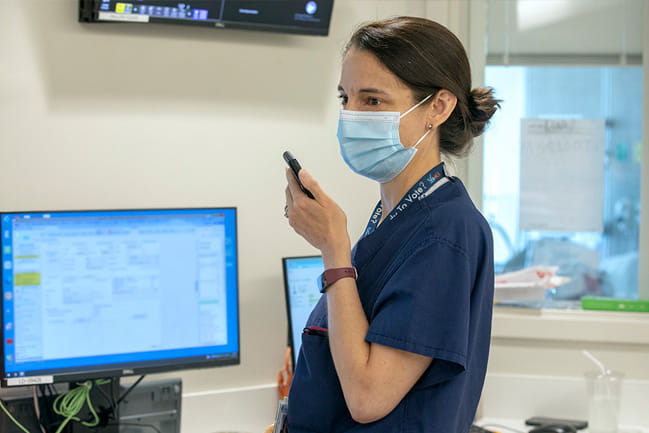 Pediatric critical care physician Dr. Elizabeth Mack