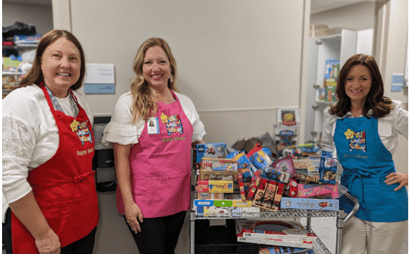Toy donations for SJCH patients